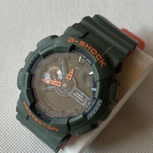 G-SHOCK Green & Orange Analog-Digital Watch RuggedMilitary Style |Needs Battery